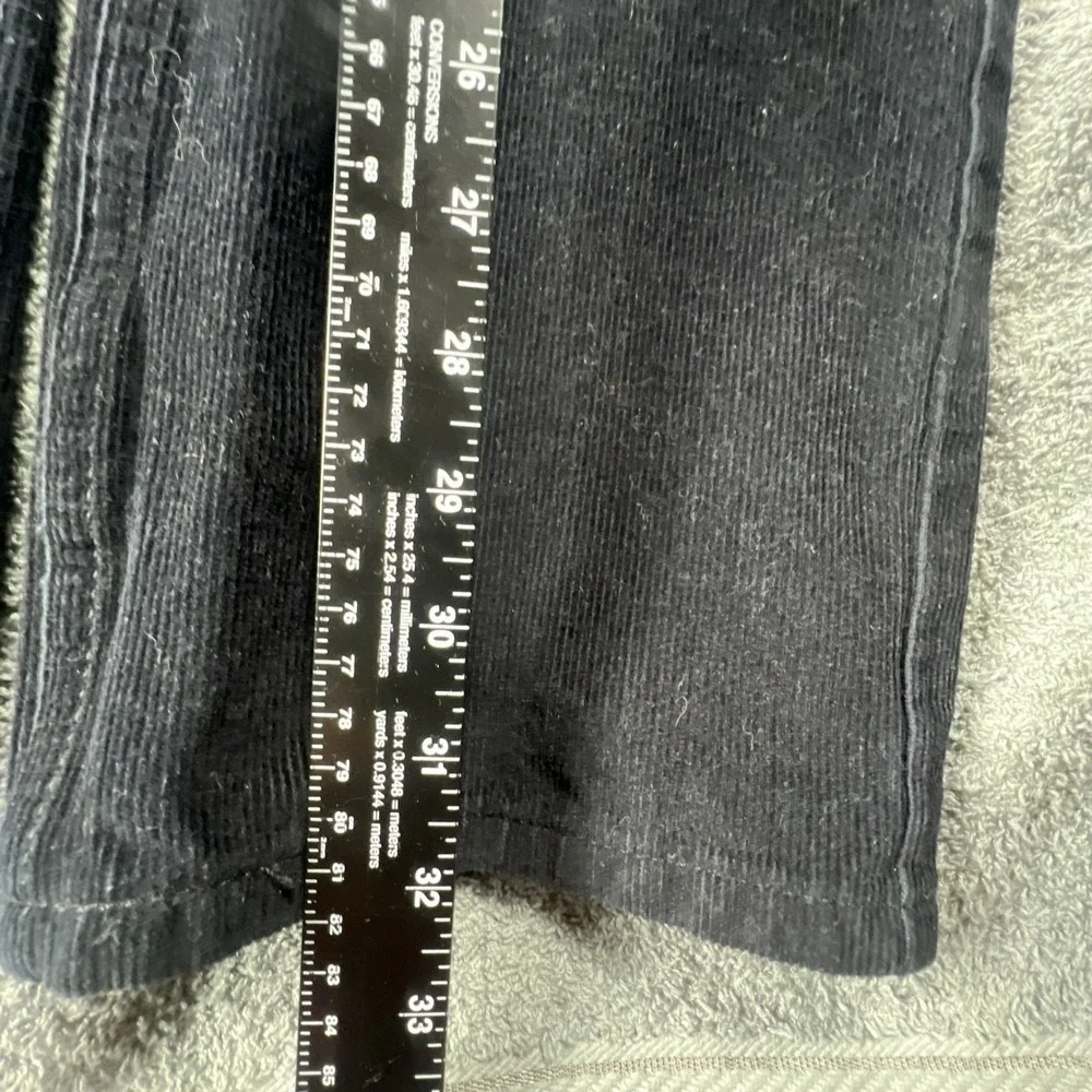 Levi's 514 Corduroy Pants 34x32 Navy Blue Fine‎ Wale Men's Jeans Baggy
